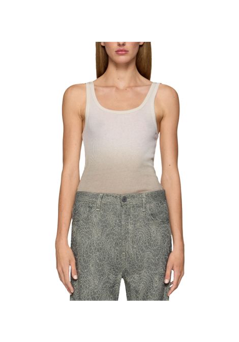 Canotta Dondup Slim donna DS023JF0346S PTO Beige girocollo slim DONDUP | Canotte | DS023JF0346S PTO010